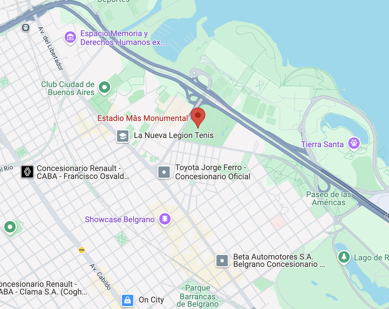 Cómo llegar al estadio de River Plate